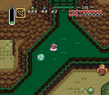 The Whirlpool Waterway in Zora's Lake in A Link to the Past