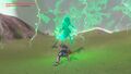 Urbosa's spirit briefly appearing as Link uses Urbosa's Fury