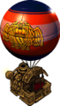 The crest of the Moneybags as seen on the Moneybags Ballon