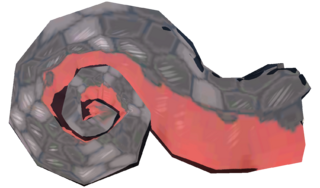 Black Lizalfos Tail model from Tears of the Kingdom