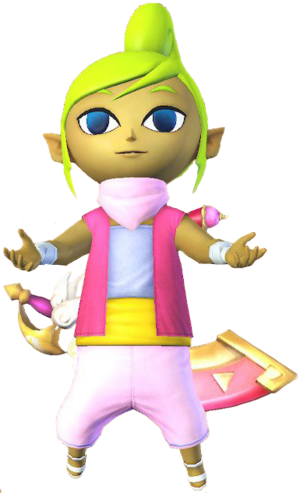 HWDE Tetra Standard Outfit (Wind Waker) Model.png