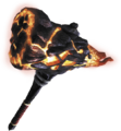 Artwork of the Igneous Hammer from Hyrule Warriors