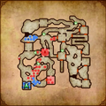 Map of Eldin Caves from Hyrule Warriors