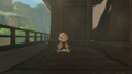 Cottla hiding behind Impa's House from Breath of the Wild