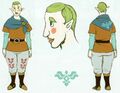 Concept art of Fledge from Hyrule Historia