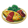 Icon for the Vegetable Omelet from Hyrule Warriors: Age of Calamity