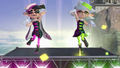 The Squid Sisters performing on the Temple (Stage) Stage