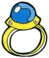 Artwork of the Blue Ring from The Legend of Zelda
