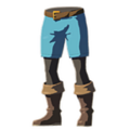 Trousers of the Wild with Light Blue Dye from Breath of the Wild