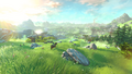 Early version of Hyrule Field from Breath of the Wild