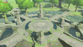 The Sacred Ground Ruins seen from above from Breath of the Wild