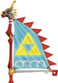 Artwork of the Sail of Red Lion from Hyrule Warriors Legends
