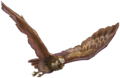 Artwork of Kaepora Gaebora flying from Majora's Mask 3D