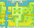 Map of North Hyrule Field from The Minish Cap