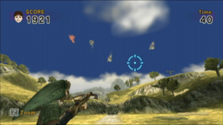 Skull Shooting screenshot from Link's Crossbow Training