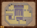 The map of the fourth floor of the Ocean Temple.