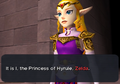 Adult Zelda reveals herself to Link