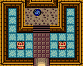 The room atop the Temple Remains leading to the dungeon in Subrosia