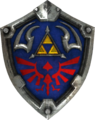 The Hylian Shield from Hyrule Warriors
