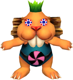 Little Brother Beaver model from Majora's Mask 3D
