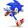 Sonic render from Super Smash Bros. for Nintendo 3DS / Wii U