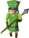 A green-clad Guard from Spirit Tracks
