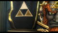 Ganondorf with the crest of the Triforce of Power
