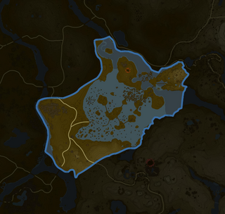 Lanayru Wetlands map from Tears of the Kingdom