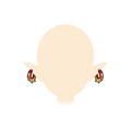 Fire Earrings icon from Hyrule Warriors: Definitive Edition