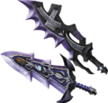 Artwork of the Swords of Darkness from Hyrule Warriors