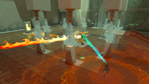 Failure: The Hydrants being activated by Link attempting to light a single Torch by itself