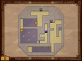 The map of the second floor of the Ocean Temple