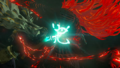 Rauru sealing Demon King Ganondorf