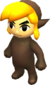 Link wearing the Cursed Tights, as seen in-game
