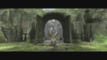 Link standing before the open Door of Time from Twilight Princess HD