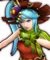 Upset icon of Lana wearing the Skull Kid's Clothes from Hyrule Warriors: Definitive Edition