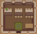 The interior of the House of Books from A Link to the Past