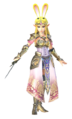 Zelda wearing the Bunny Hood in Hyrule Warriors