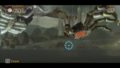 Zoomed-in view of a weak point