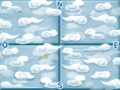 The full Sea Chart as it initially appears, obscured by clouds, from Phantom Hourglass