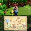 A promotional screenshot of the Exciting Stamp Card and the Stamp Guy
