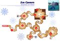Dungeon Map of Ice Cavern from Ocarina of Time