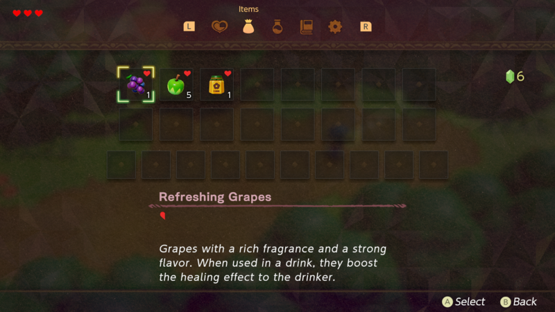 Inventory - Zelda Wiki