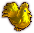 Gold Cucco portrait from Hyrule Warriors: Definitive Edition