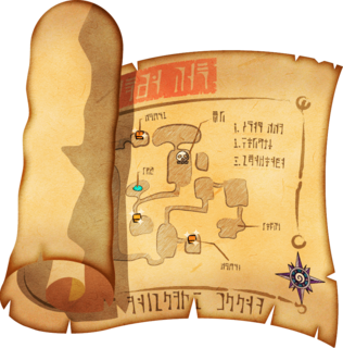 Dungeon Map artwork from The Wind Waker HD