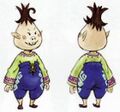 Concept art of Gully from Hyrule Historia