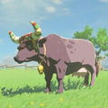 A Hateno Cow from Breath of the Wild