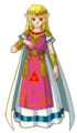 Zelda in casual clothes from A Link to the Past