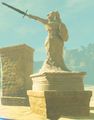 Swordswoman Statue