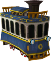 A train before it is possesed into being a Dark Train from Spirit Tracks